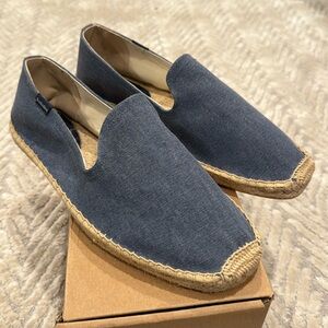 Men’s Soludos Smoking Slipper, Blue, Size 9